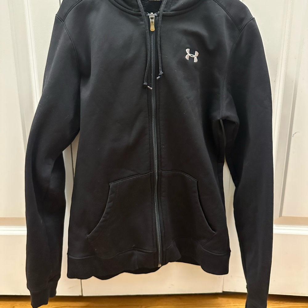 Under Armour Black Full-Zip Jacket size M